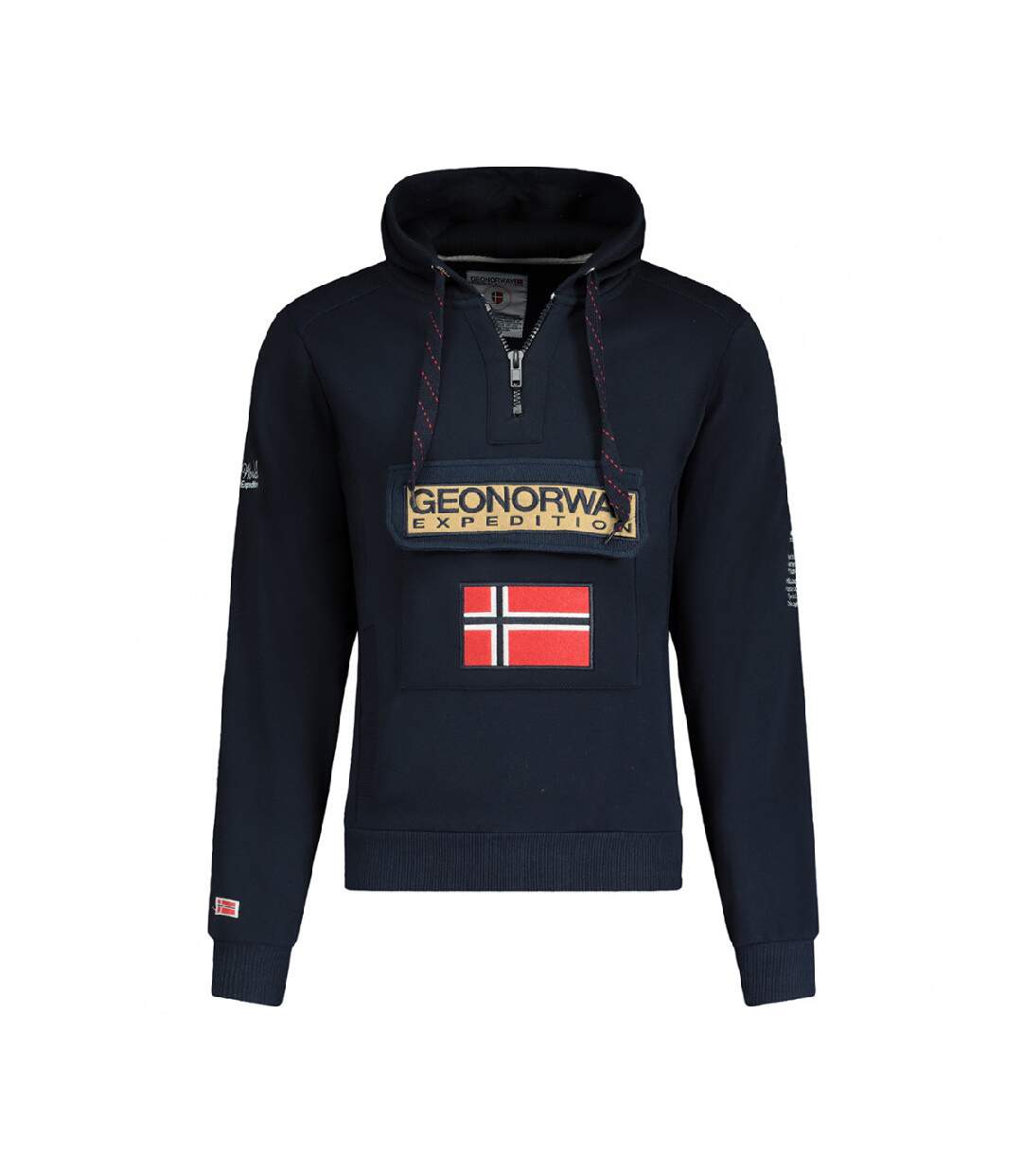 Sweat à capuche Marine Homme Geographical Norway Gymclass Assor-1