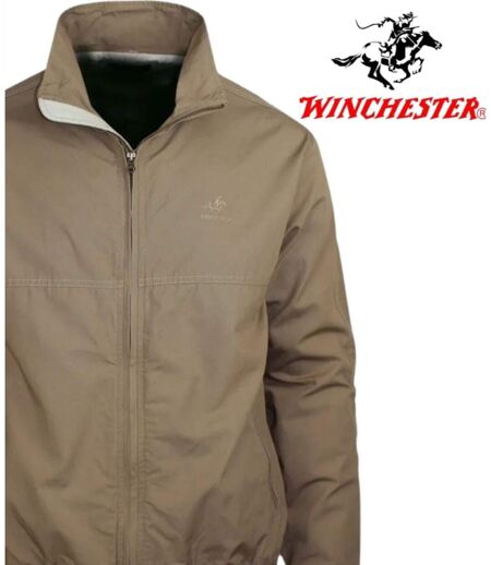 WINCHESTER JONAS1B — Blouson zippé beige : confort respirant en pur coton