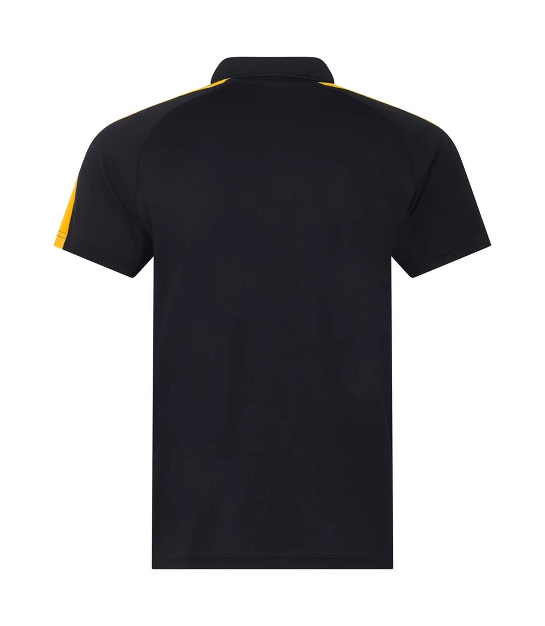 Polo Team Adulte Noir Jaune Or Finden & Hales-2