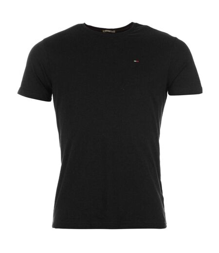 T-shirt Motif/style Logo Brodé Homme Noir Tommy Jeans