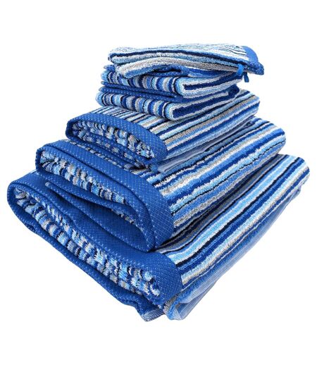 Parure de bain collection PURE STRIPES II 7 pièces