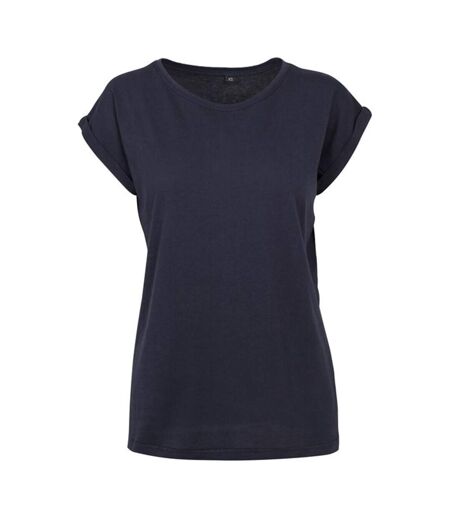 T-shirt Femme Bleu Marine Build Your Brand