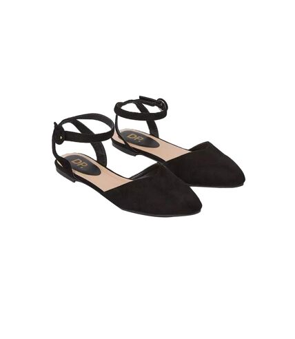 Sandales plates poppy femme noir Dorothy Perkins