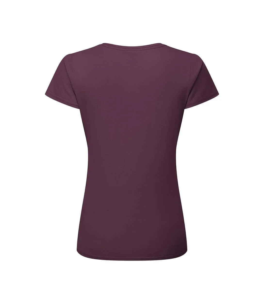 T-shirt Uni Manches Courtes Femme Violet Foncé Fruit Of The Loom-3