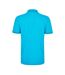 Mens Paddy Short-sleeved Polo Shirt Turquoise Aqua Boss-2
