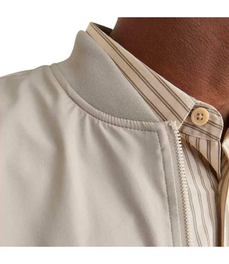 Blouson Aviateur Homme Beige Pâle Jack And Jones