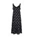 Womens/ladies gazania polka dot lightweight casual dress black/white Regatta-2