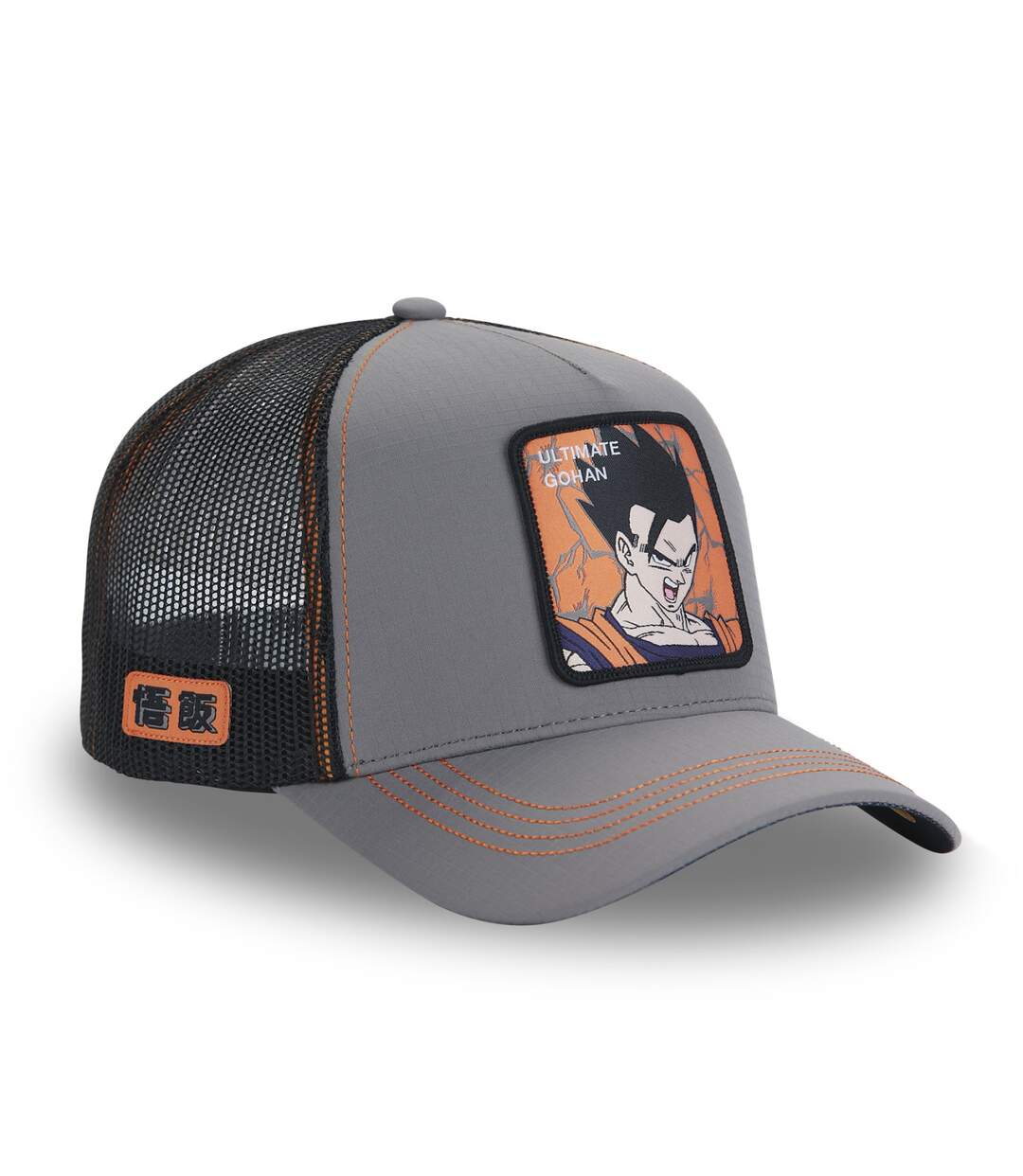 Casquette homme trucker finition prémium Dragon Ball Z Gohan Capslab-3