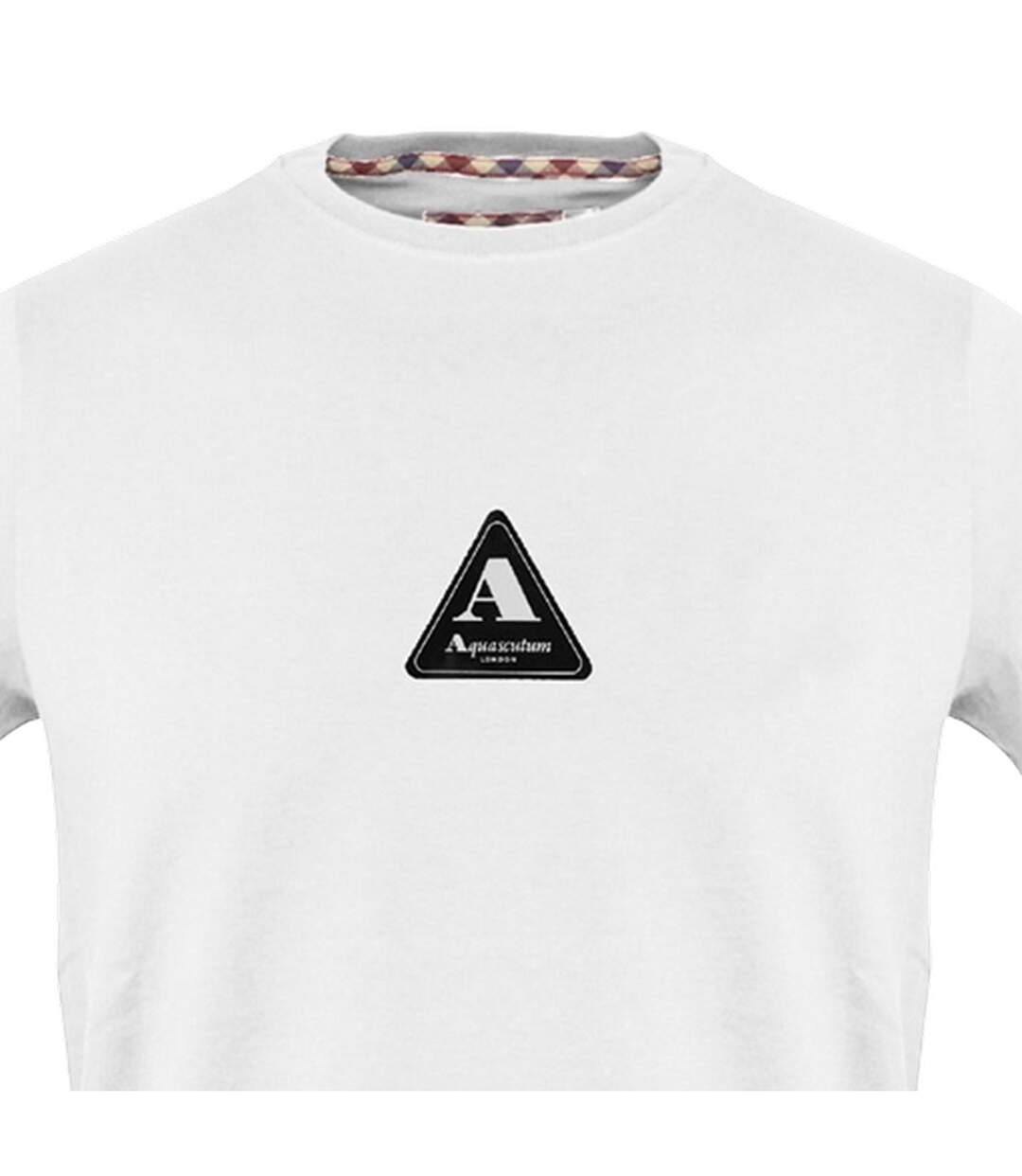T-shirt Motif/style Logo Homme Blanc Aquascutum-2