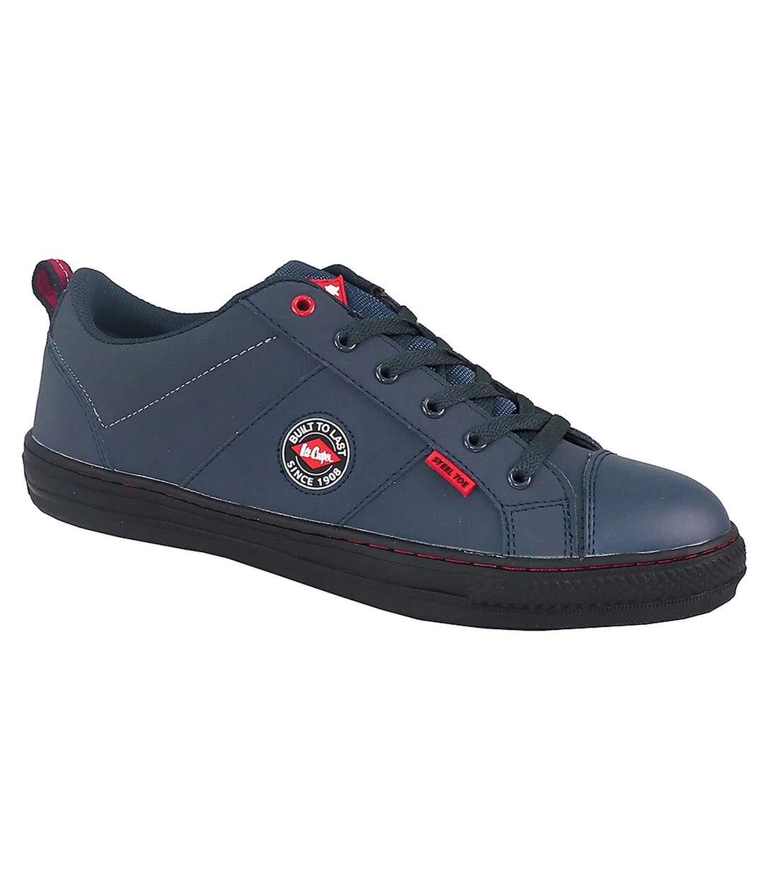 Unisex adult nubuck anti-slip safety shoes navy blue Lee Cooper-1