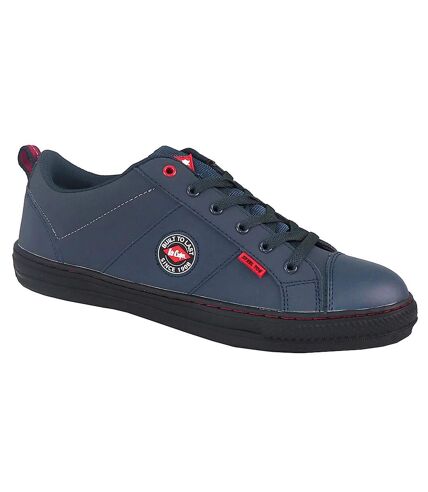 Unisex adult nubuck anti-slip safety shoes navy blue Lee Cooper