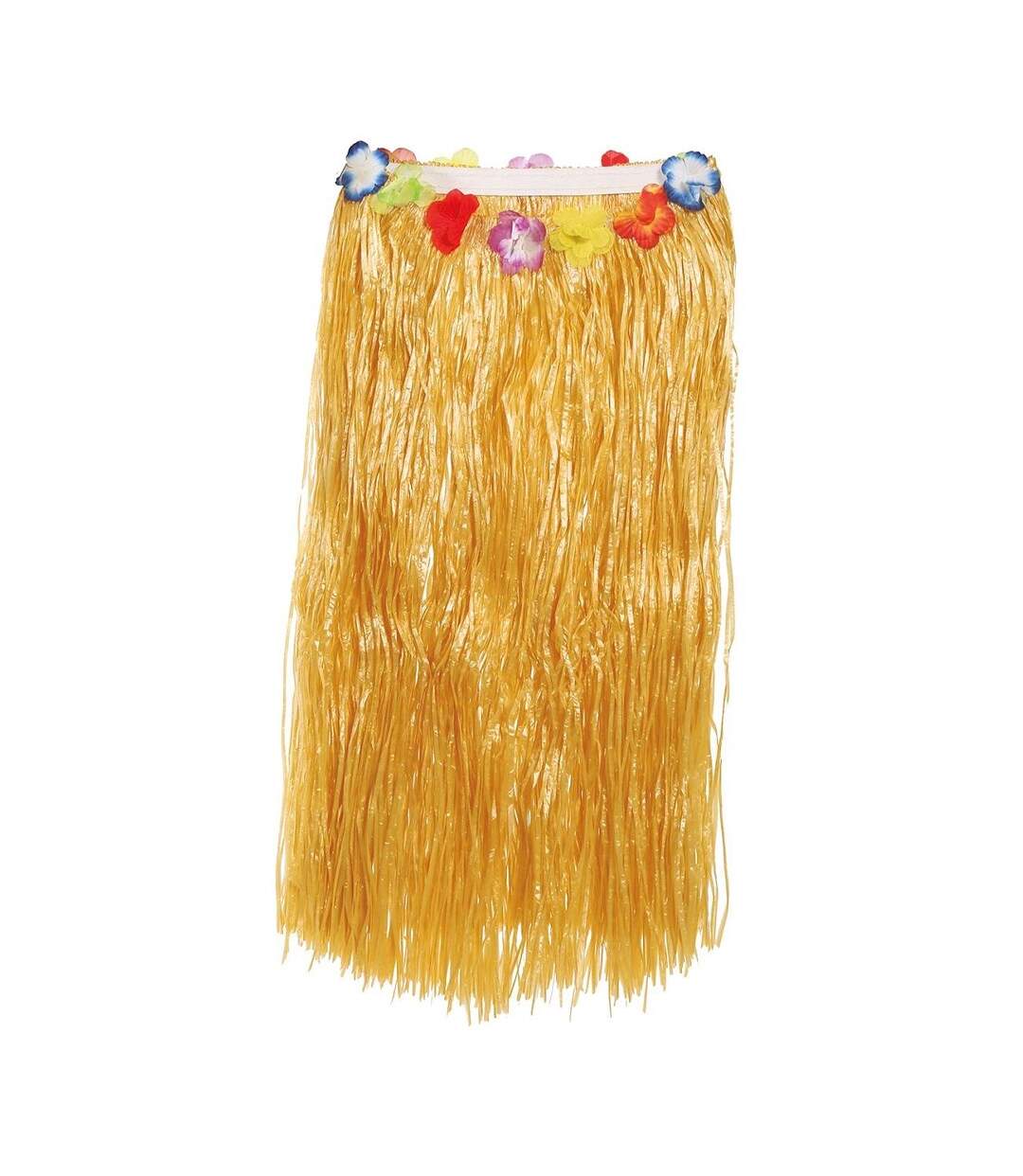 Jupe De Déguisement Motif/style Fleurs Hawaiian Femme Beige Fiestas Guirca-2