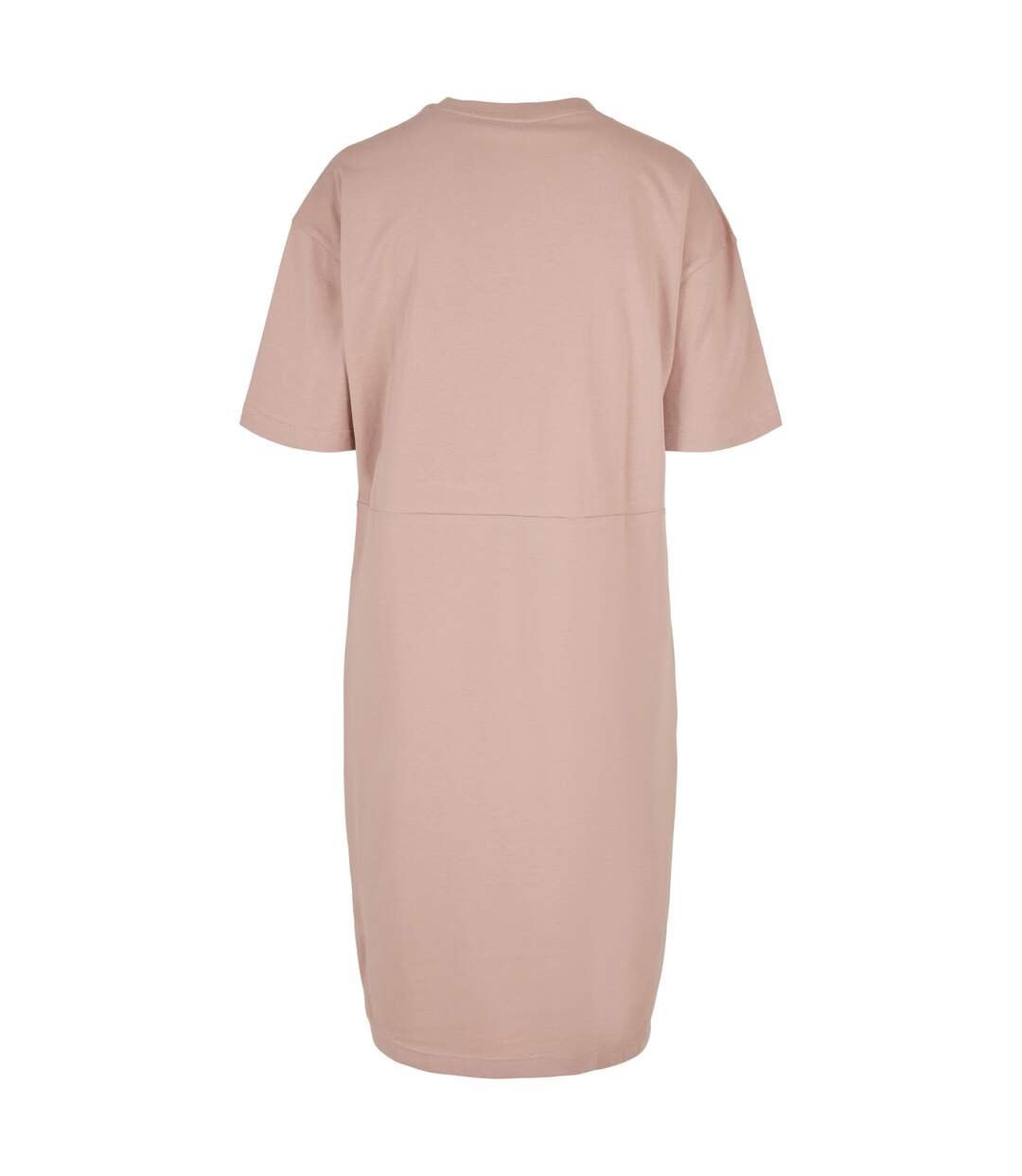 Robe T-shirt Femme Rose Pâle Build Your Brand-4