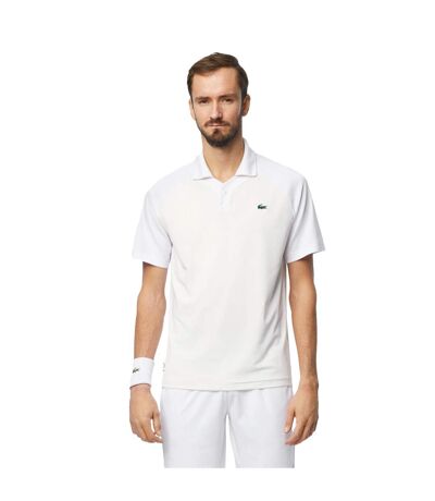 Mens Daniil Slim Tennis Polo Shirt White Lacoste