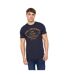T-shirt Shoptown Homme Bleu Marine Crosshatch-1