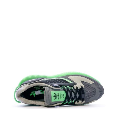 Baskets Noires/Vertes Homme Adidas Zx 5k Boost