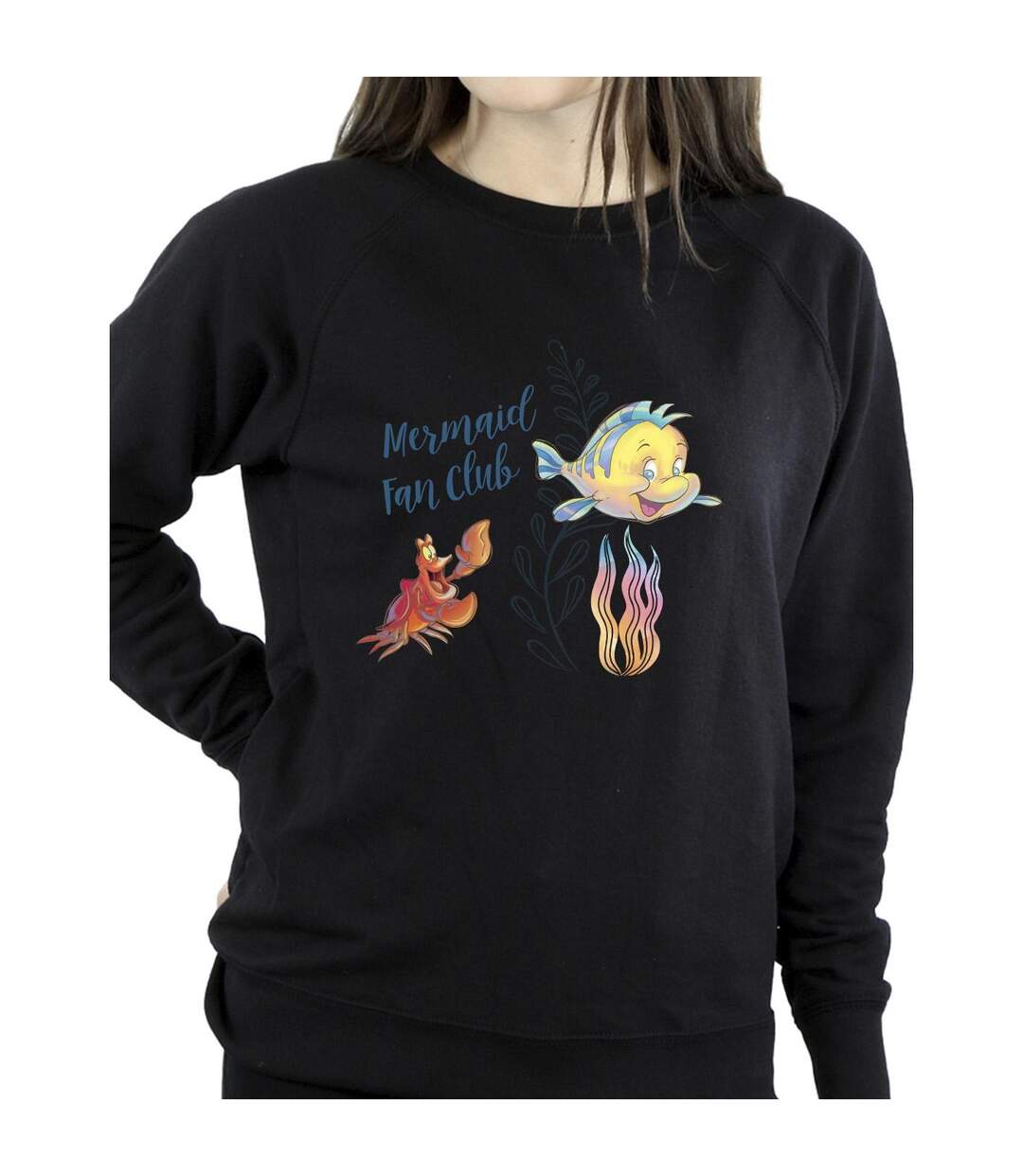 Disney - Sweat THE LITTLE MERMAID CLUB - Femme (Noir) - UTBI23380-3