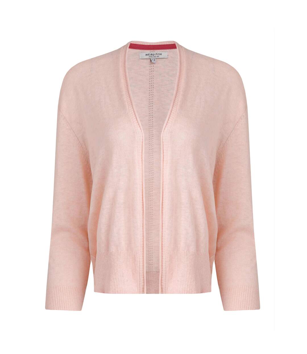 Womens/ladies limon cardigan pink Weird Fish-1