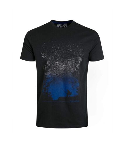 T-shirt dark sky homme bleu nuit Weird Fish