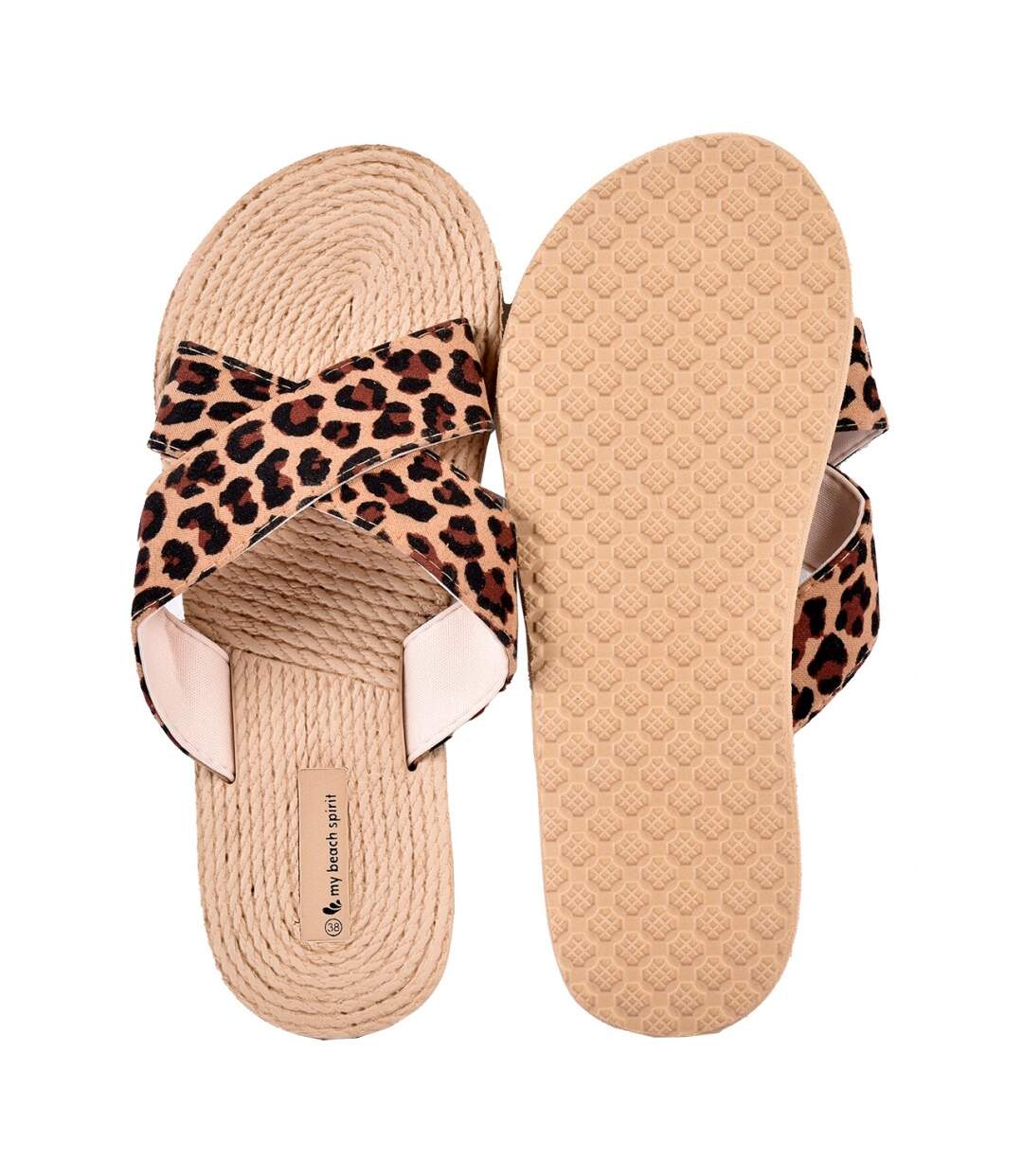 Claquette Femme LEOPARD-4