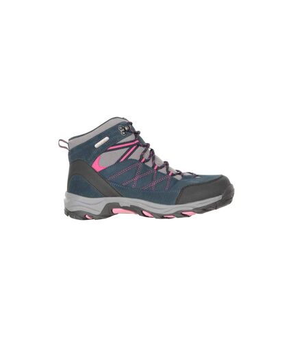 Mountain Warehouse Womens/Ladies Rapid Suede Waterproof Walking Boots (Navy) - UTMW1184