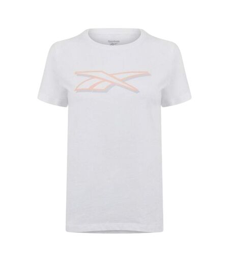 T-shirt Motif/style Logo Femme Blanc Reebok
