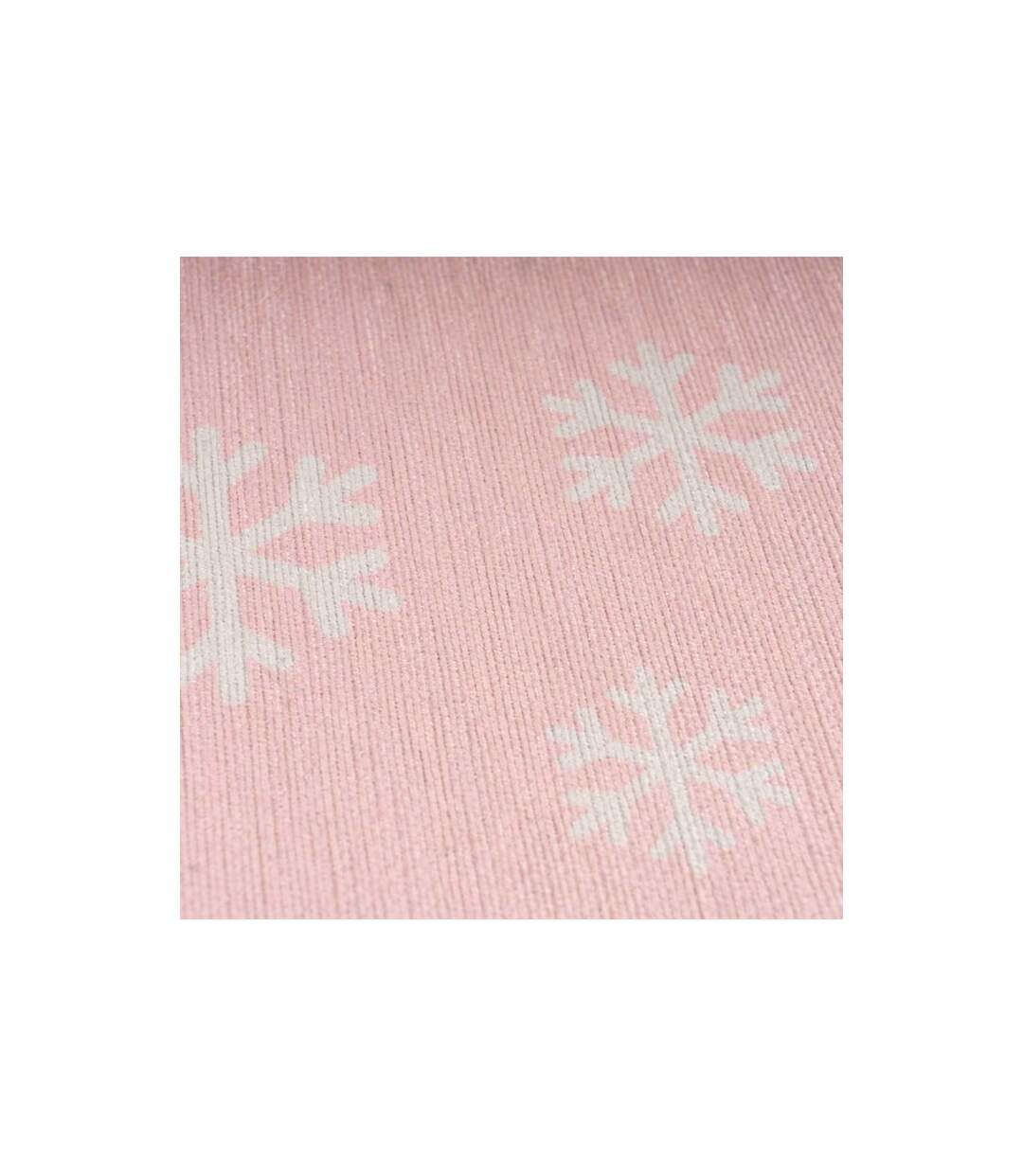 Tapis Rond Enfant Imprimé Bambini VIII 160cm Rose-5