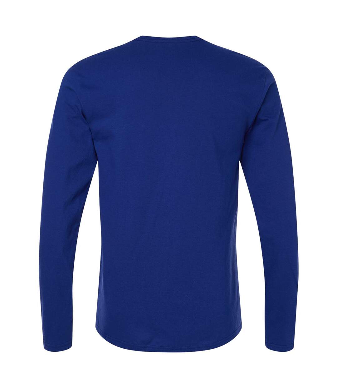 T-shirt Uni Manches Longues En Coton Softstyle Adulte Bleu Roi Sombre Gildan-2