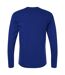 T-shirt Uni Manches Longues En Coton Softstyle Adulte Bleu Roi Sombre Gildan-2