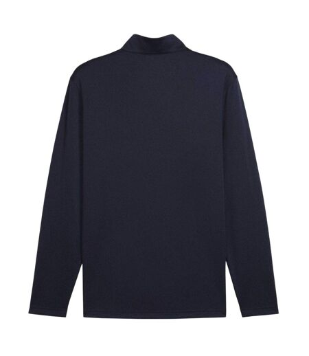 Mens Performance Slim Long-sleeved Polo Shirt Deep Navy Puma