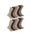 2 Pack Mens Diabetic Bamboo Extra Wide  NON ELASTIC Socks-1