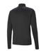 Mens Teamliga Quarter Zip Track Top Black Puma-2