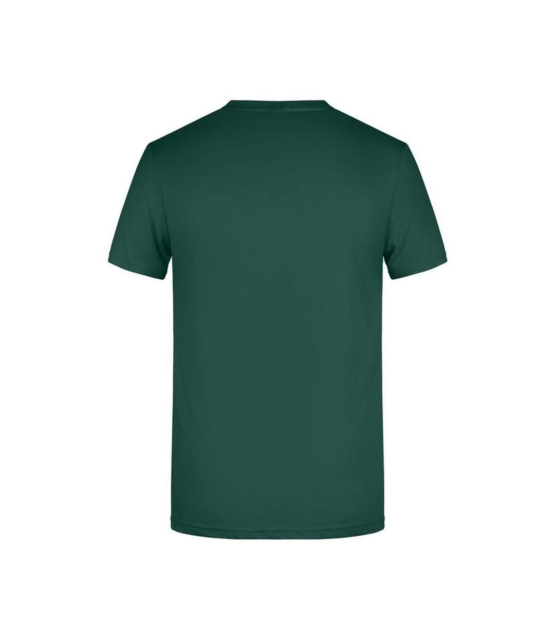 T-shirt Basic Homme Vert Foncé James And Nicholson-2
