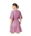 Dorothy Perkins Womens/Ladies Tiered Hem Frill Mini Dress (Pink) - UTDP4661