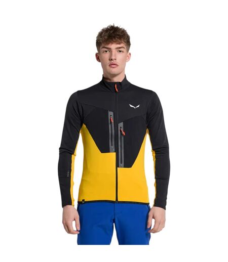 Mens Ortles Performance Athletic Jacket Gold Salewa