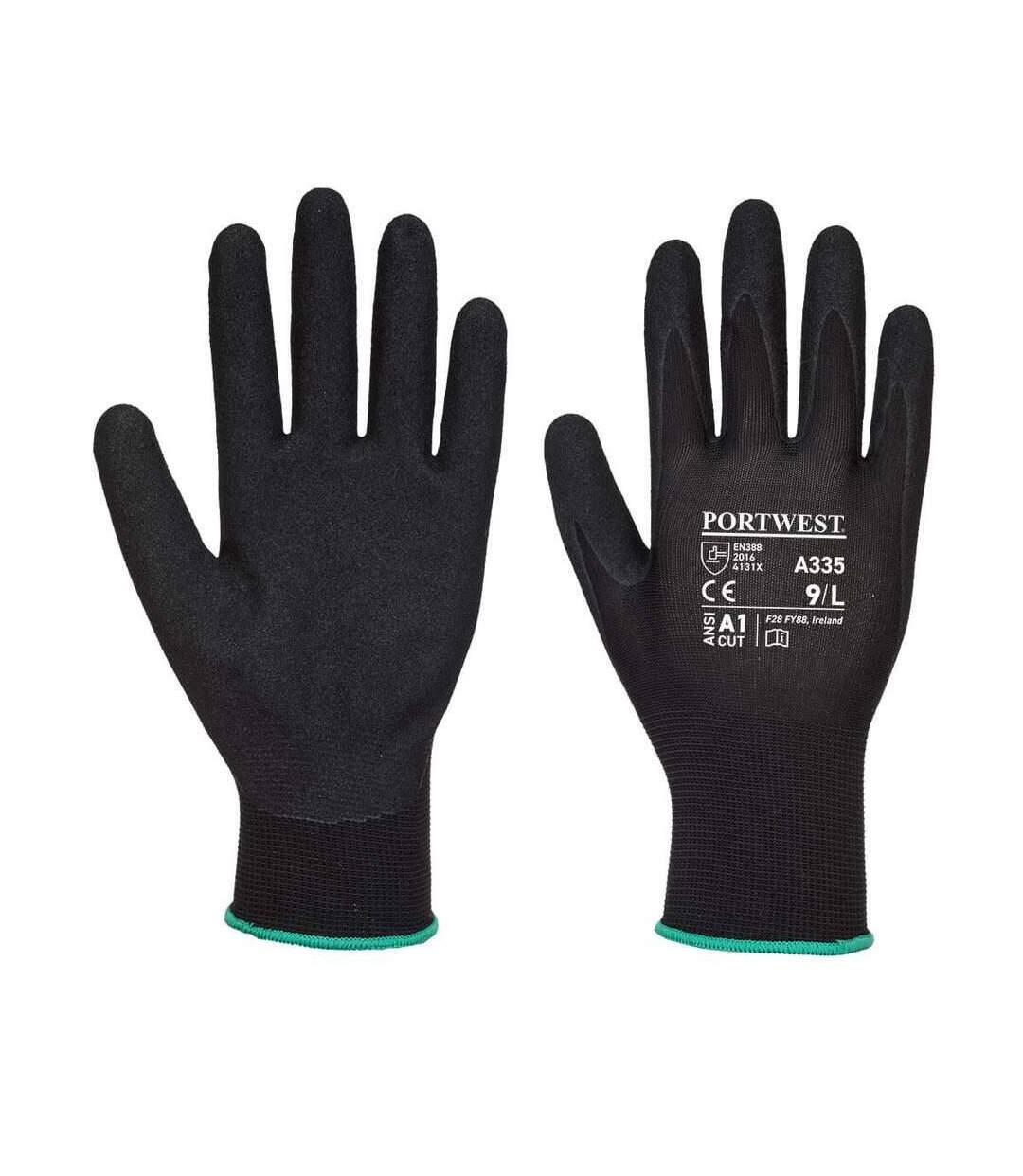 Gants  Portwest Dermi-Grip NPR15 Nitrile Sablé A335-1