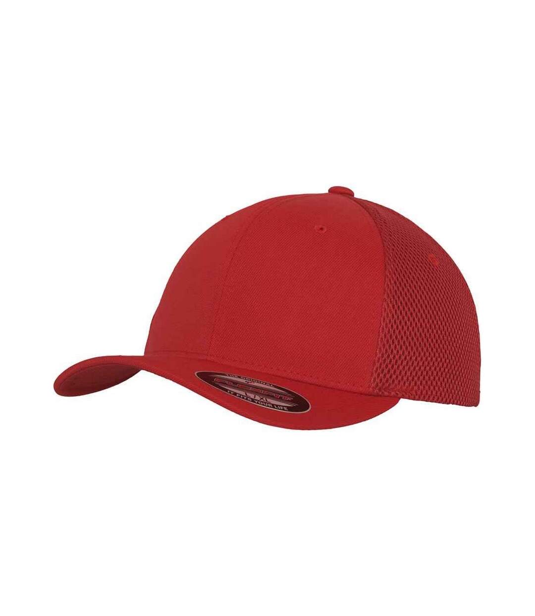 Casquette de baseball tactel rouge Flexfit-1