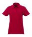Elevate Liberty Womens/Ladies Private Label Short Sleeve Polo Shirt (Red)