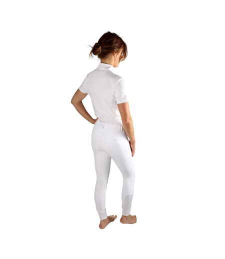 Womens/ladies roka royal breeches white/rose gold HyFASHION