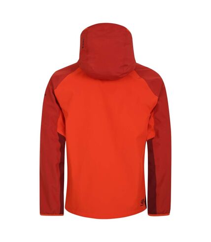 Mens mountain series lite colour block jacket cinnamon/tuscan red Dare 2B