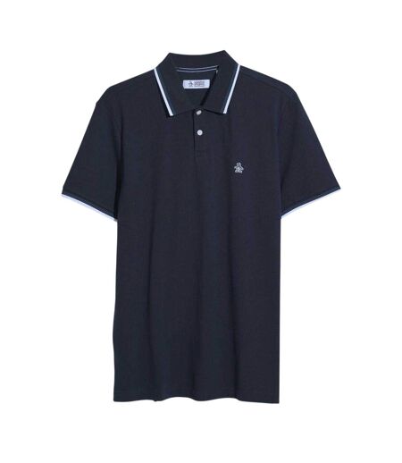 Polo Manches Courtes Motif/style À Rayures Homme Bleu Foncé Original Penguin