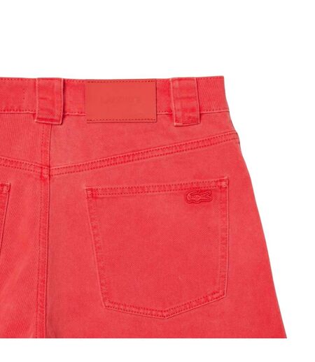 Short Bermuda Femme Rouge Lacoste