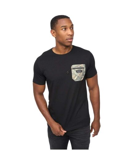 T-shirt Campbox Homme Noir Crosshatch