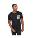 T-shirt Campbox Homme Noir Crosshatch-2