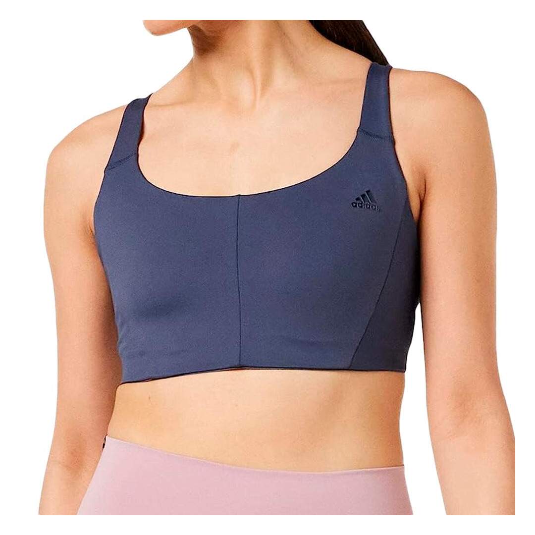 Brassière Marine Femme Adidas Cf Sto Ms Bra - XXS A-C-1