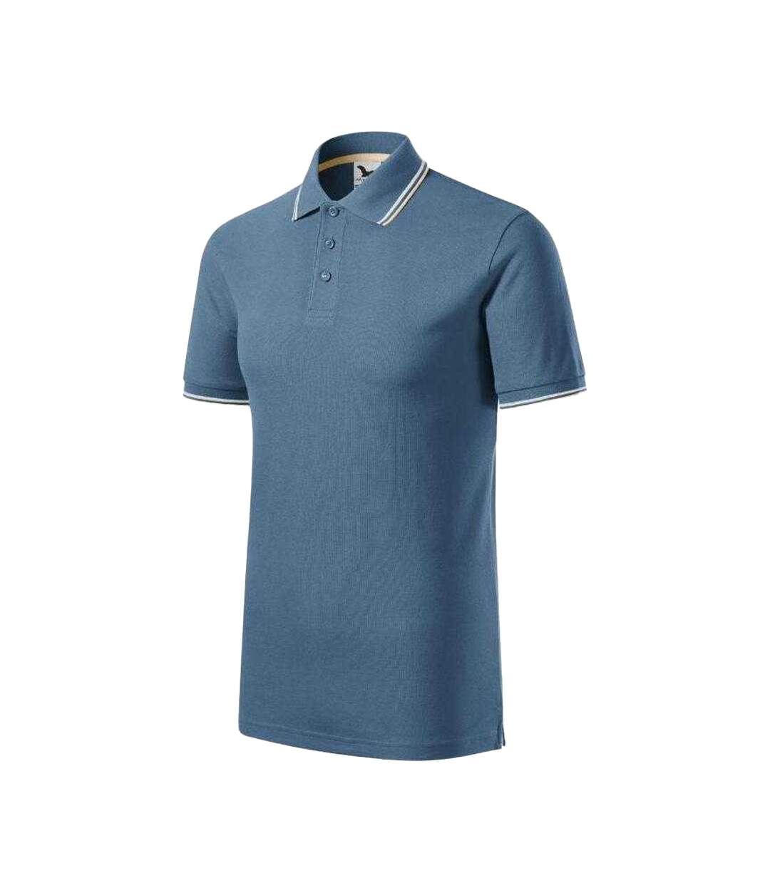 Polo Focus Homme Bleu Denim Malfini-3
