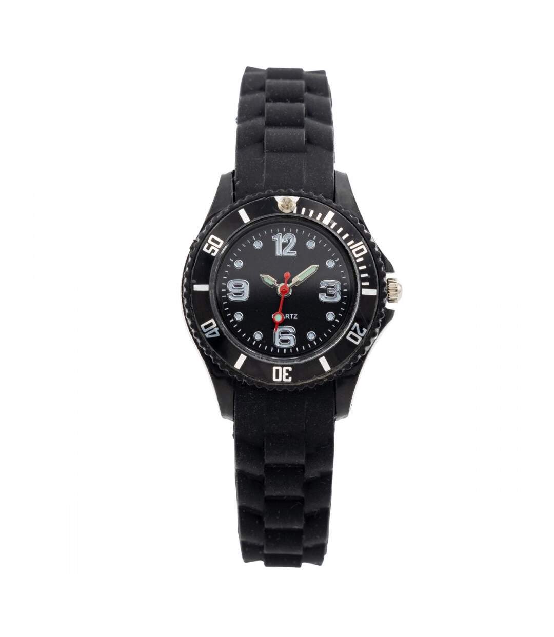 Montre Enfant en Silicone Couleur Noir CHTIME