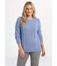 Pull-tunique jersey envers et torsades-1