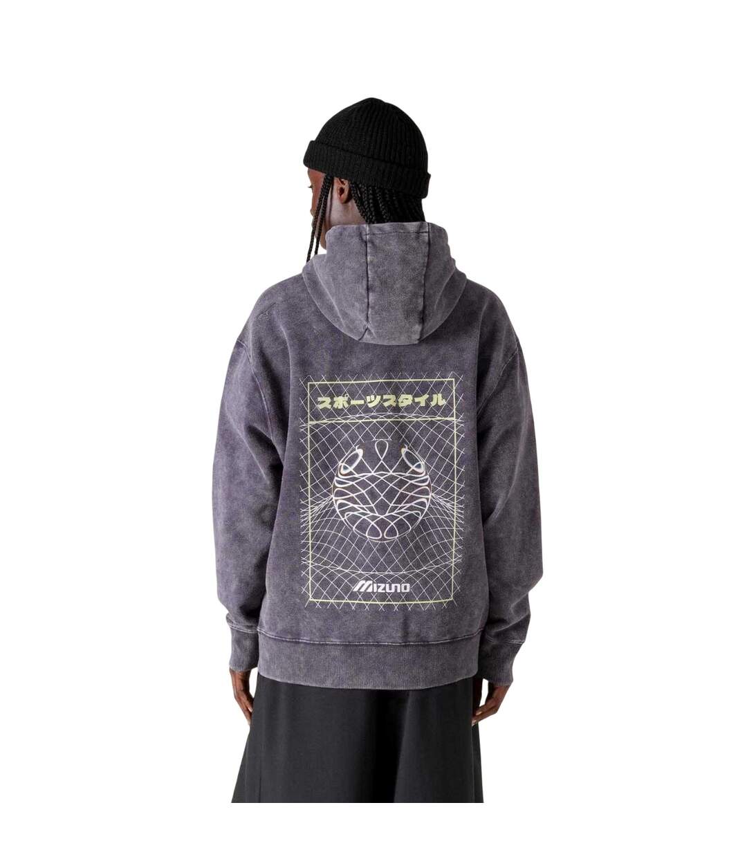 Sweat À Capuche Sportstyle Adulte Violet Mizuno-3