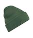 Bonnet À Manchettes Original Pour Adultes, Unisexe Vert Kaki Foncé Beechfield-1